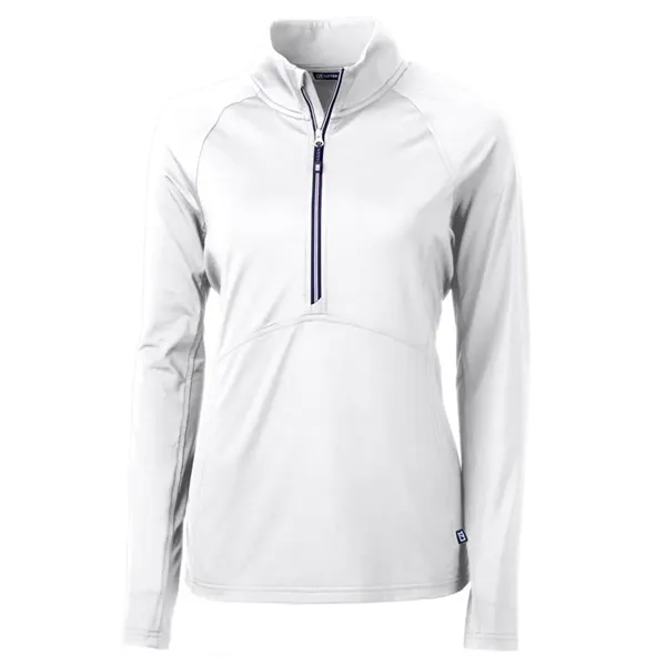Cutter & Buck Adapt Eco Knit Stretch Recycled Womens Half... - Cutter & Buck Adapt Eco Knit Stretch Recycled Womens Half... - Image 13 of 47