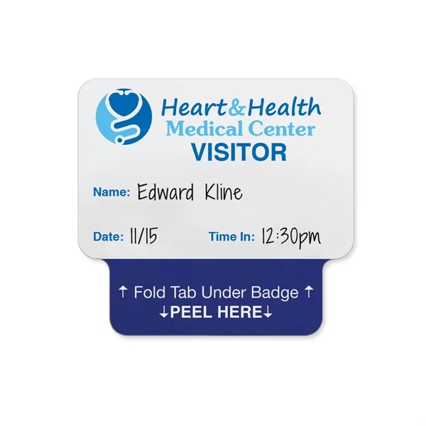 TEMPbadge Custom Visitor Badge Log Books - TEMPbadge Custom Visitor Badge Log Books - Image 1 of 3