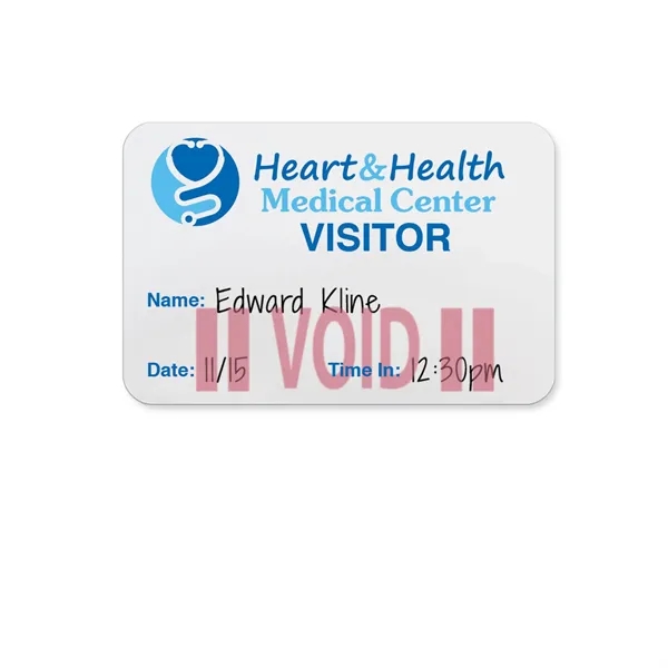 TEMPbadge Custom Visitor Badge Log Books - TEMPbadge Custom Visitor Badge Log Books - Image 2 of 3