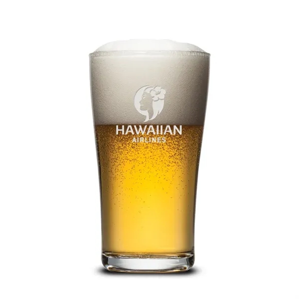 Caldecott Beer Glass - Deep Etch - Caldecott Beer Glass - Deep Etch - Image 4 of 5