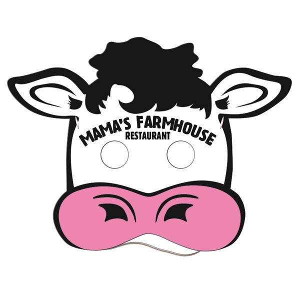 cow mask template