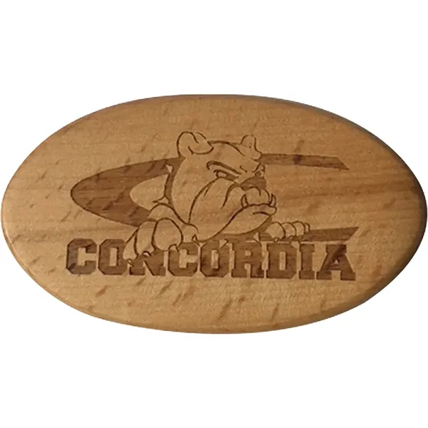 Oval Stock Wood Magnets