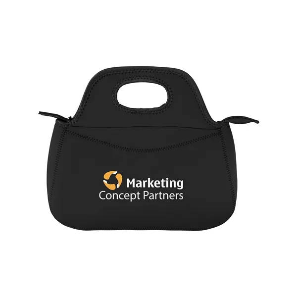 Zippered Neoprene Lunch Cooler Tote Bag - Zippered Neoprene Lunch Cooler Tote Bag - Image 10 of 11