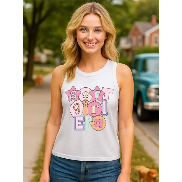 WOMEN'S TANK TOP 180G COTTON POLYESTER DTF PRINT RUSH LA - WOMEN'S TANK TOP 180G COTTON POLYESTER DTF PRINT RUSH LA - Image 45 of 47