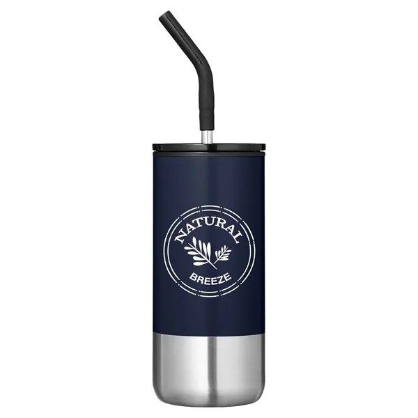 Summit 16 oz Insulated Tumbler With Straw - Summit 16 oz Insulated Tumbler With Straw - Image 6 of 11