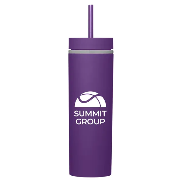 Adventure 16 oz Insulated Tumbler With Straw - Adventure 16 oz Insulated Tumbler With Straw - Image 0 of 8