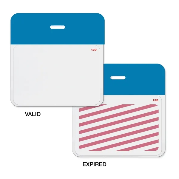 2-Part Expiring Badge Clip-On BACK PART, No Title, 3" x 3" - 2-Part Expiring Badge Clip-On BACK PART, No Title, 3" x 3" - Image 4 of 6