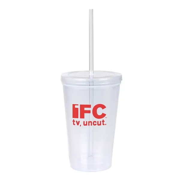USA Made 16 oz Double-Wall Tumbler - USA Made 16 oz Double-Wall Tumbler - Image 1 of 7