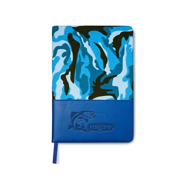 Hardcover Camo Canvas Journal Notebook 5.78" X... - Hardcover Camo Canvas Journal Notebook 5.78" X... - Image 0 of 1