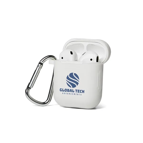 Silicone Earbud Case with Carabiner - Silicone Earbud Case with Carabiner - Image 10 of 11