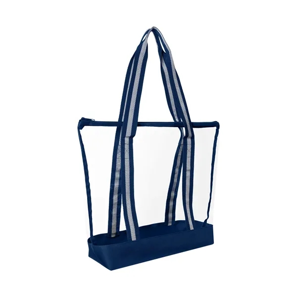 All Access Clear Tote Bag with Zipper - All Access Clear Tote Bag with Zipper - Image 4 of 11