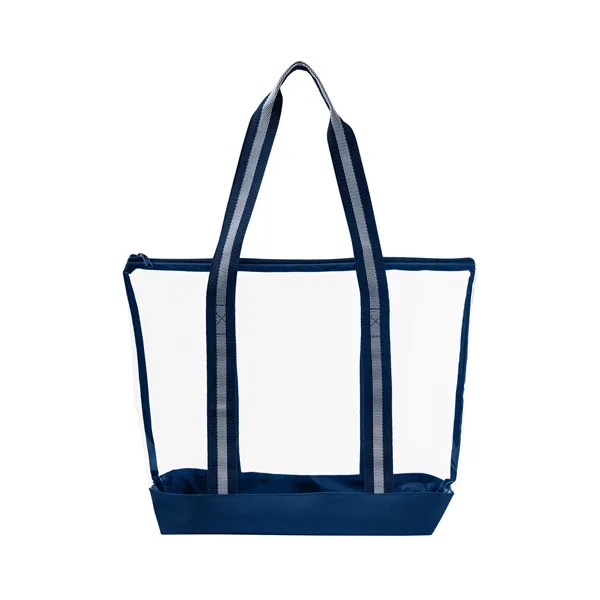 All Access Clear Tote Bag with Zipper - All Access Clear Tote Bag with Zipper - Image 5 of 11