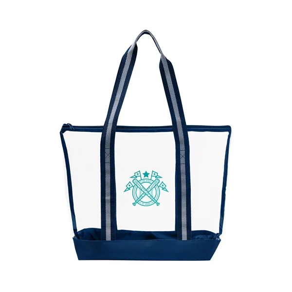 All Access Clear Tote Bag with Zipper - All Access Clear Tote Bag with Zipper - Image 6 of 11