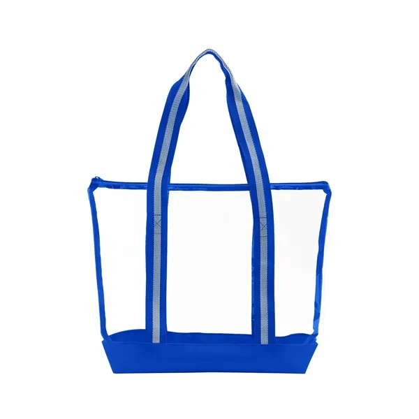 All Access Clear Tote Bag with Zipper - All Access Clear Tote Bag with Zipper - Image 11 of 11