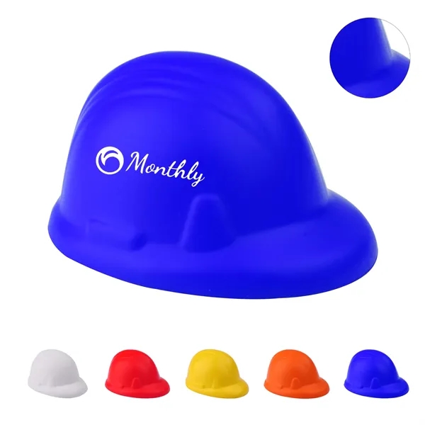 3.35" Custom PU Stress Ball Helmet Shape  Relief Toys - 3.35" Custom PU Stress Ball Helmet Shape  Relief Toys - Image 0 of 2