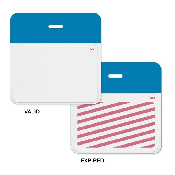 2-Part Expiring Badge Clip-On BACK PART, No Title, 4" x 3" - 2-Part Expiring Badge Clip-On BACK PART, No Title, 4" x 3" - Image 4 of 6