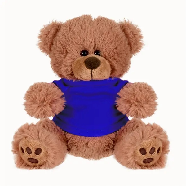 Plush Bear w/ Embroidered Paws and T-Shirt - Plush Bear w/ Embroidered Paws and T-Shirt - Image 4 of 4