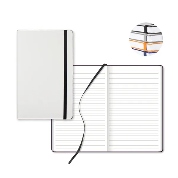 White Laser Medio Lined White Page Journal - White Laser Medio Lined White Page Journal - Image 6 of 6
