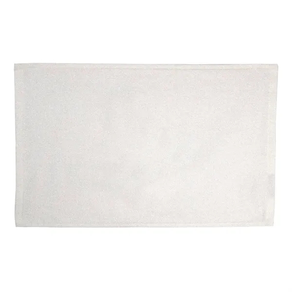 100% Cotton Sport Terry Velour Towel Hem - White - 100% Cotton Sport Terry Velour Towel Hem - White - Image 1 of 1