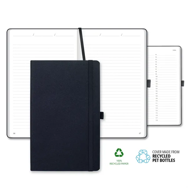Oceano ECO rPET Medio Lined Recycled White Page Journal - Oceano ECO rPET Medio Lined Recycled White Page Journal - Image 5 of 5