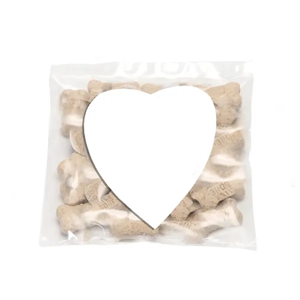 Mini Snack Bag w/ Small Heart Magnet Pet Fill - Mini Snack Bag w/ Small Heart Magnet Pet Fill - Image 2 of 3