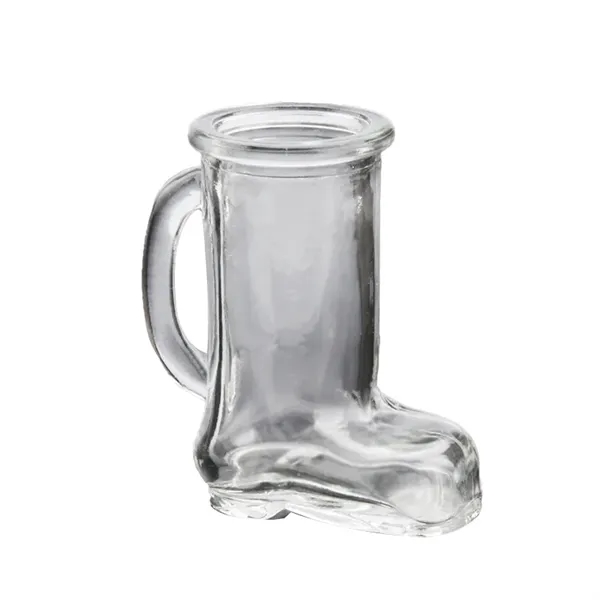 Boot-Shaped Glass Beer Mug - Boot-Shaped Glass Beer Mug - Image 4 of 8