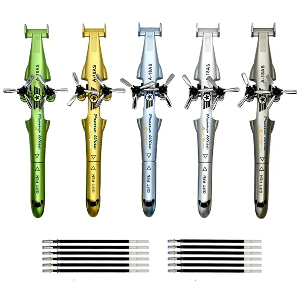 7.1" Smooth Writing Transforming Design Helicopter Gel Pen - 7.1" Smooth Writing Transforming Design Helicopter Gel Pen - Image 0 of 7