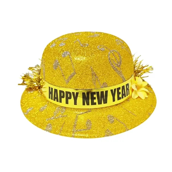 Shiny Glitter Party Hat New Year Eve Dance Performance Hat - Shiny Glitter Party Hat New Year Eve Dance Performance Hat - Image 4 of 5