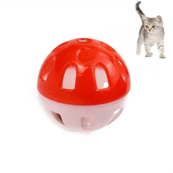 1.5" Cat Toy Ball with Bell - 1.5" Cat Toy Ball with Bell - Image 1 of 7
