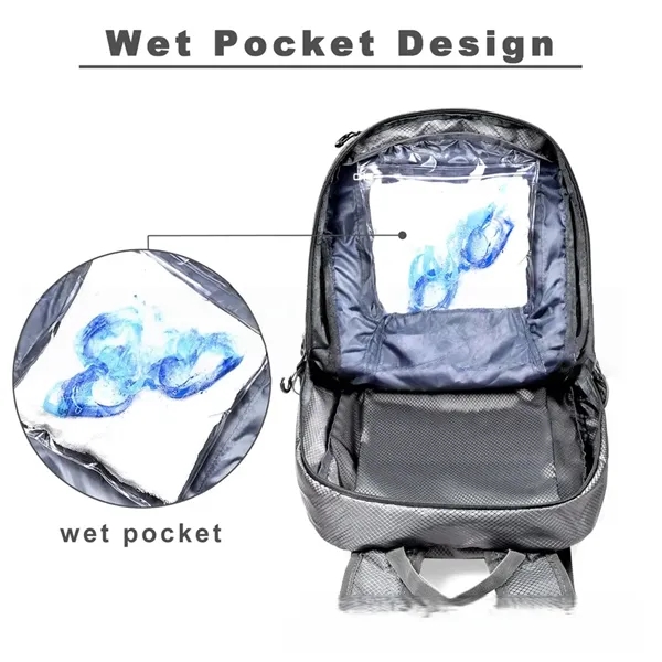 Solar Backpack USB Charging Hiking Daypack Travel Laptop Bag - Solar Backpack USB Charging Hiking Daypack Travel Laptop Bag - Image 1 of 7