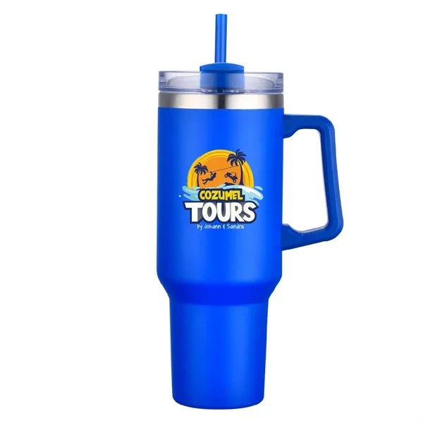 Big Traveler 40 oz Stainless Steel Tumbler - Big Traveler 40 oz Stainless Steel Tumbler - Image 6 of 42