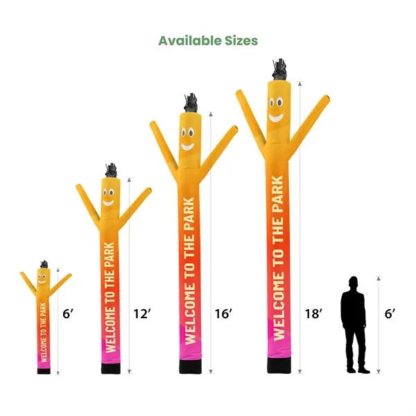 6', 12', 16', & 18' Air Dancer Person - 1 Leg - Digital - 6', 12', 16', & 18' Air Dancer Person - 1 Leg - Digital - Image 4 of 6
