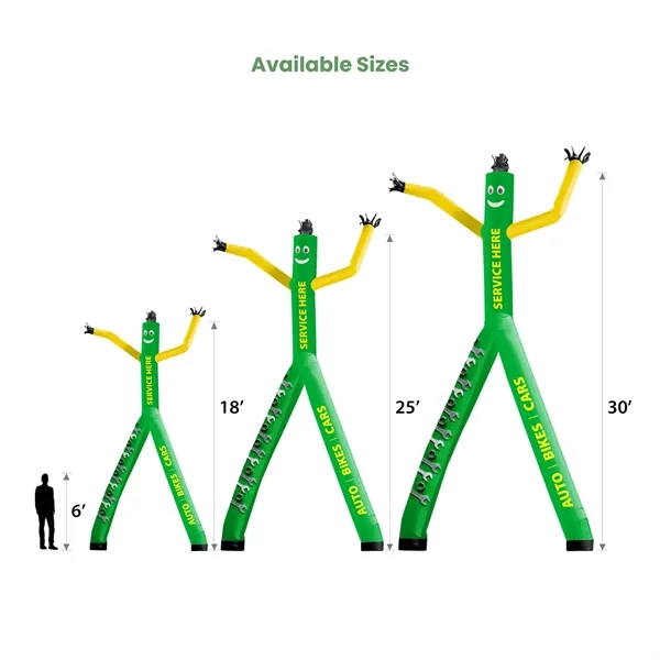 18', 25' & 30' Air Dancer Person - 2 Leg - Digital - 18', 25' & 30' Air Dancer Person - 2 Leg - Digital - Image 4 of 5