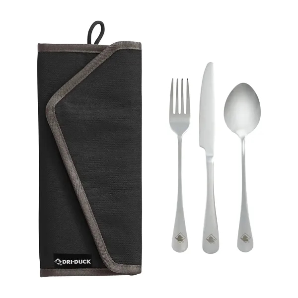 Dri Duck Eco Friendly Reusable Stainless Steel Utensil Set - Dri Duck Eco Friendly Reusable Stainless Steel Utensil Set - Image 1 of 2