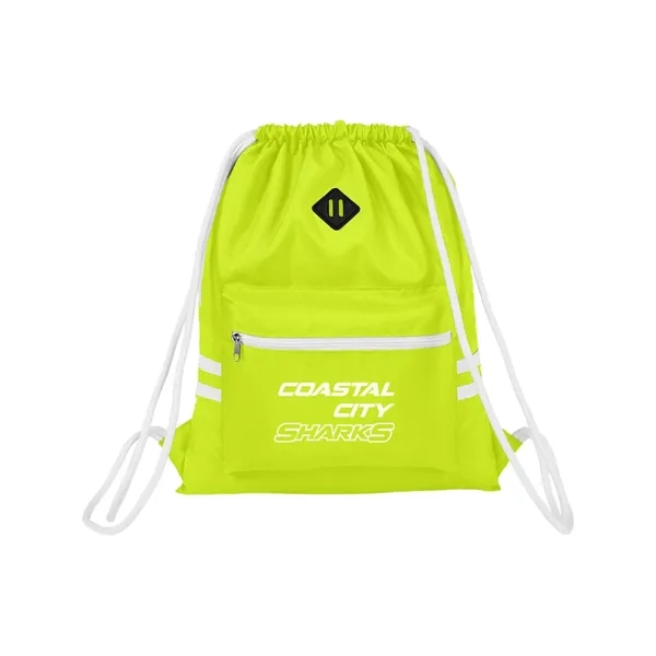 Team 365 Zone Drawstring Backpack - Team 365 Zone Drawstring Backpack - Image 21 of 24