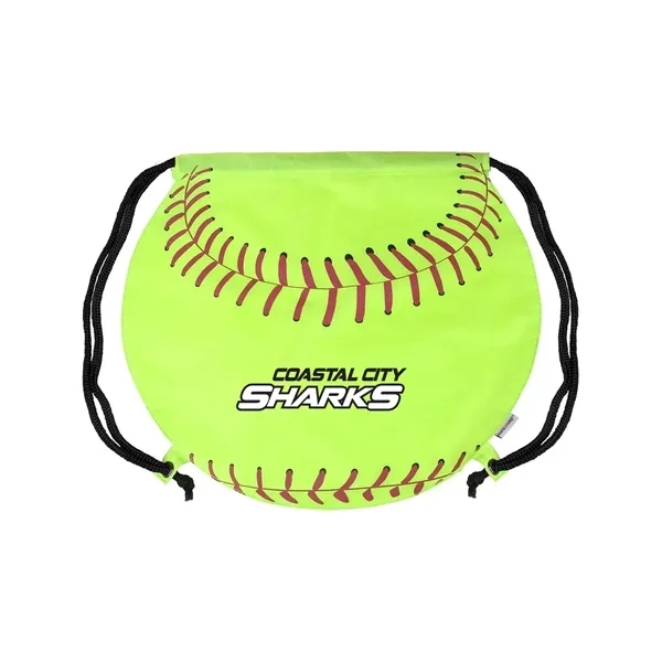 Game Time! Softball Drawstring Bag - Game Time! Softball Drawstring Bag - Image 0 of 2
