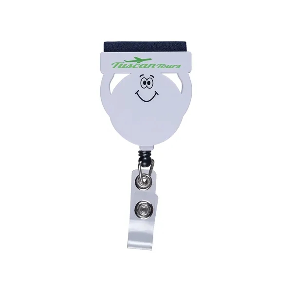 Goofy Group Badge Reel Holder with Screen Cleaner - Goofy Group Badge Reel Holder with Screen Cleaner - Image 4 of 5
