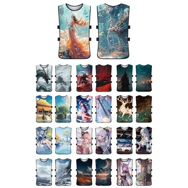 Kids Training Mesh Vest - MOQ50 Minimum Order Quantity - Kids Training Mesh Vest - MOQ50 Minimum Order Quantity - Image 3 of 4