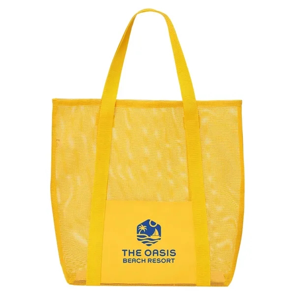 Belle Mare Beach Mesh Tote Bag - Belle Mare Beach Mesh Tote Bag - Image 0 of 8