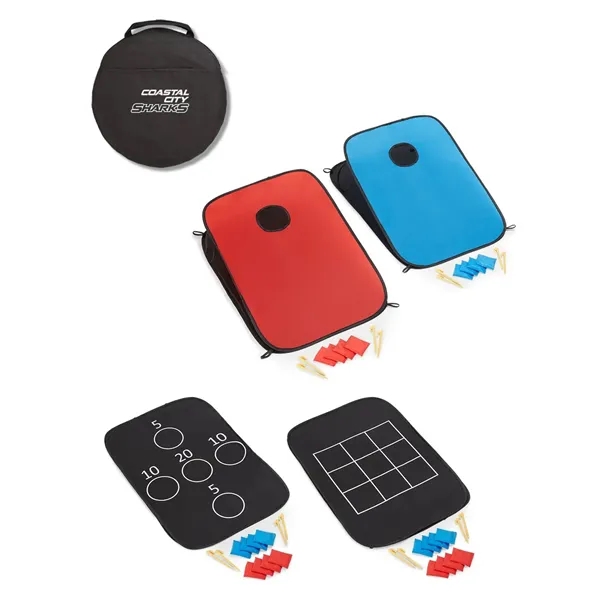 b.active 3-in-1 Game Set With Pop Up Corn Hole - b.active 3-in-1 Game Set With Pop Up Corn Hole - Image 1 of 1