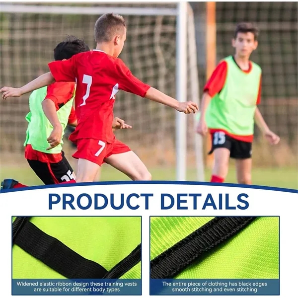 Kids Training Mesh Vest - MOQ50 Minimum Order Quantity - Kids Training Mesh Vest - MOQ50 Minimum Order Quantity - Image 1 of 4