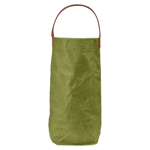 Home & Table Washed Paper Wine Tote Bag - Home & Table Washed Paper Wine Tote Bag - Image 6 of 15