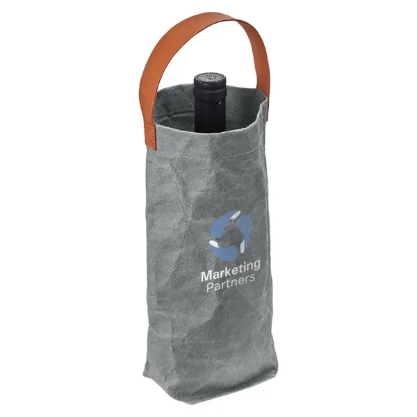 Home & Table Washed Paper Wine Tote Bag - Home & Table Washed Paper Wine Tote Bag - Image 12 of 15