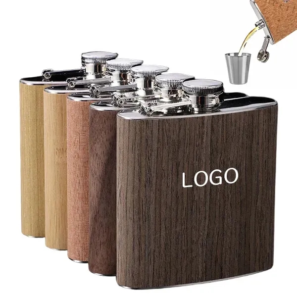6oz Stainless Steel Flask - Durable Portable Drinkware - 6oz Stainless Steel Flask - Durable Portable Drinkware - Image 4 of 5
