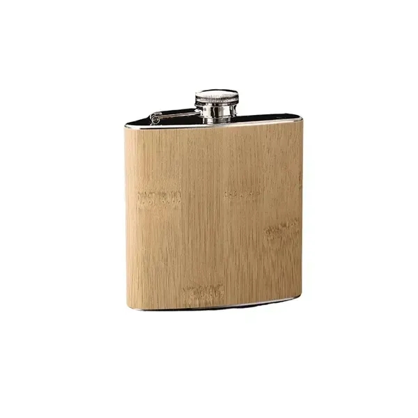 6oz Stainless Steel Flask - Durable Portable Drinkware - 6oz Stainless Steel Flask - Durable Portable Drinkware - Image 1 of 5