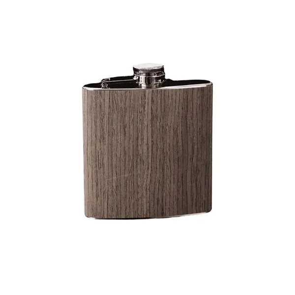 6oz Stainless Steel Flask - Durable Portable Drinkware - 6oz Stainless Steel Flask - Durable Portable Drinkware - Image 0 of 5