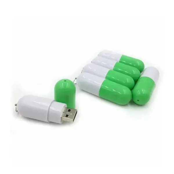 8GB Pill-Shaped USB Drive - Portable Memory Storage - 8GB Pill-Shaped USB Drive - Portable Memory Storage - Image 1 of 4
