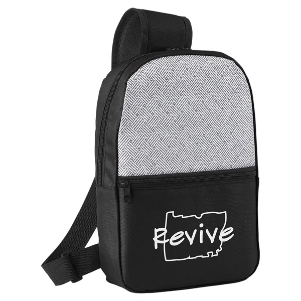 Patchwork Eco Friendly Crossbody Sling Bag - Patchwork Eco Friendly Crossbody Sling Bag - Image 4 of 15