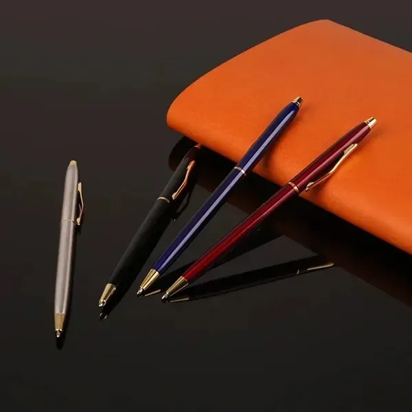 Premium Metal Ballpoint Pen - Luxury Writing Instrument - Premium Metal Ballpoint Pen - Luxury Writing Instrument - Image 0 of 7
