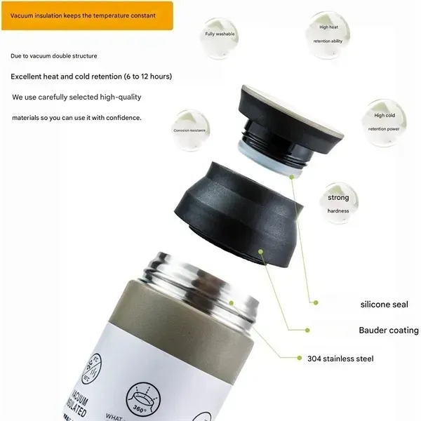 304 Stainless Steel Thermos - Durable Insulated Drinkware - 304 Stainless Steel Thermos - Durable Insulated Drinkware - Image 5 of 8